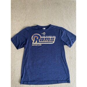 Los Angeles Rams NFL Team Apparel TX3 Cool Navy Blue T-Shirt Size XL